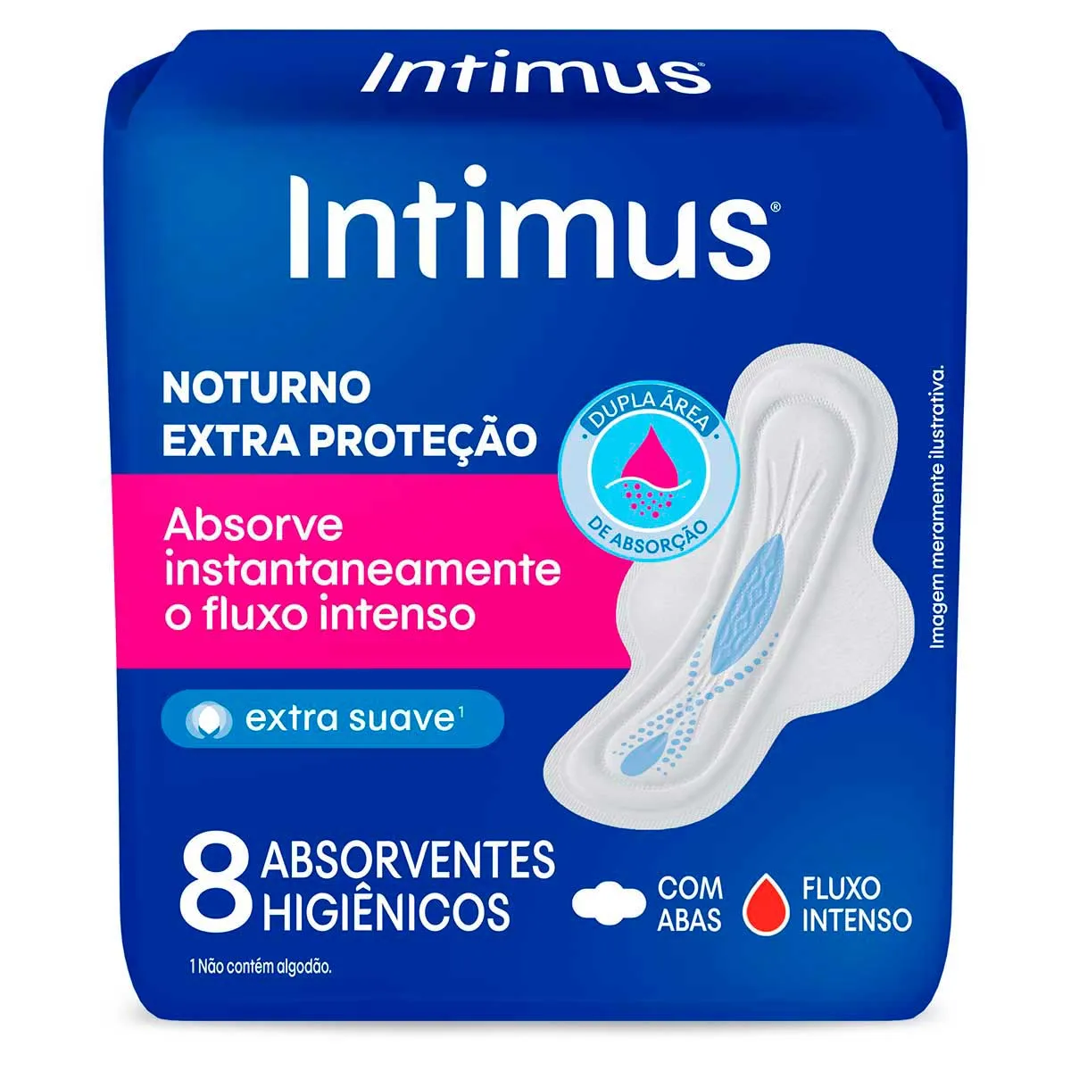 ABS C/ ABAS INTIMUS NOTURNO 8U SUAVE