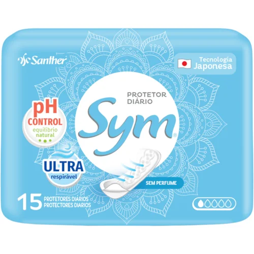 PROTETOR DIARIO SYM 15U SEM PERFUME