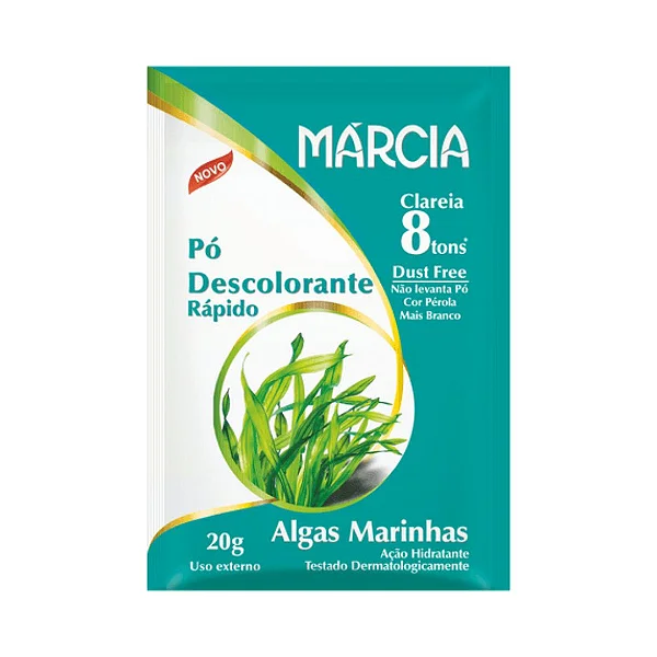 PÓ DESCOLORANTE MARCIA 20G ALGAS MARINHAS