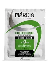 PÓ DESCOLORANTE MARCIA 50G OLEO DE COCO