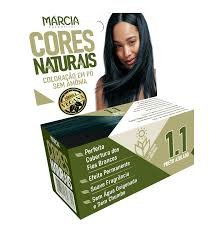 TINTURA PERMANENTE EM PÓ MARCIA PRETO AZULADO 1.1