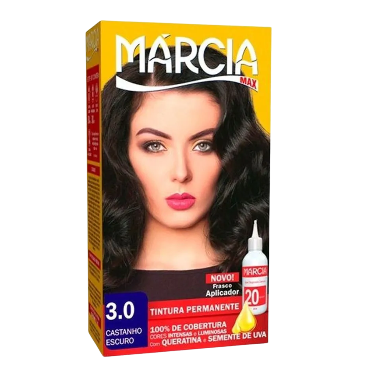 TINTURA PERMANENTE MARCIA CASTANHO ESCURO 3.0