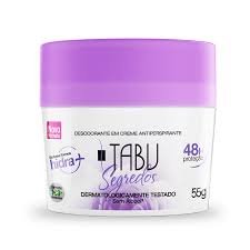 DESODORANTE CREME TABU SEGREDOS 55G