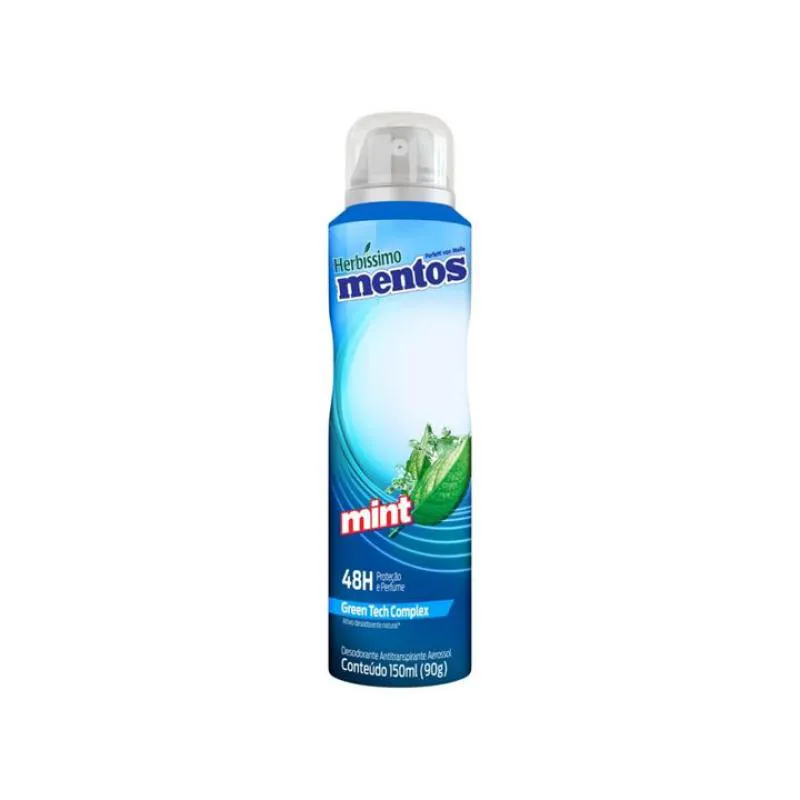 DESODORANTE AEROSOL HERBISSIMO MENTOS MINT 150ML