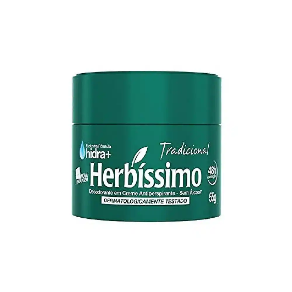DESODORANTE CREME HERBISSIMO TRADICIONAL POTE 55G