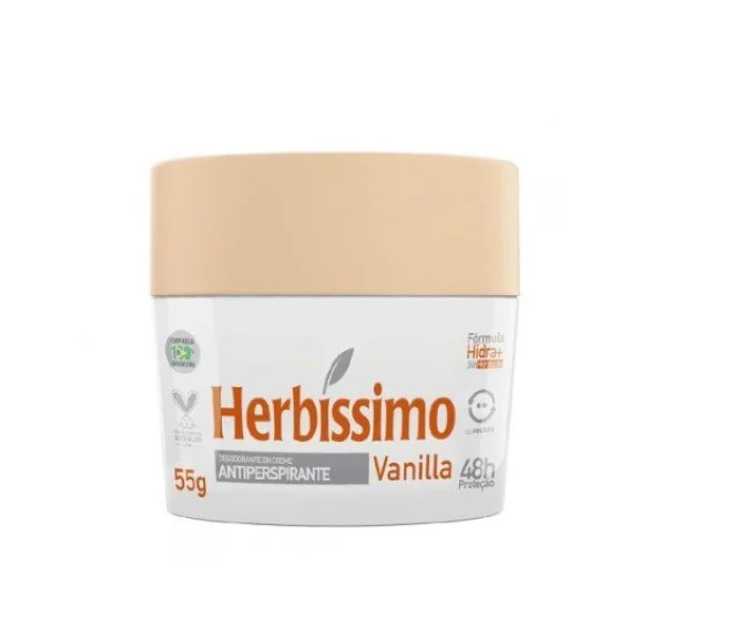 DESODORANTE CREME HERBISSIMO VANILLA POTE 55G
