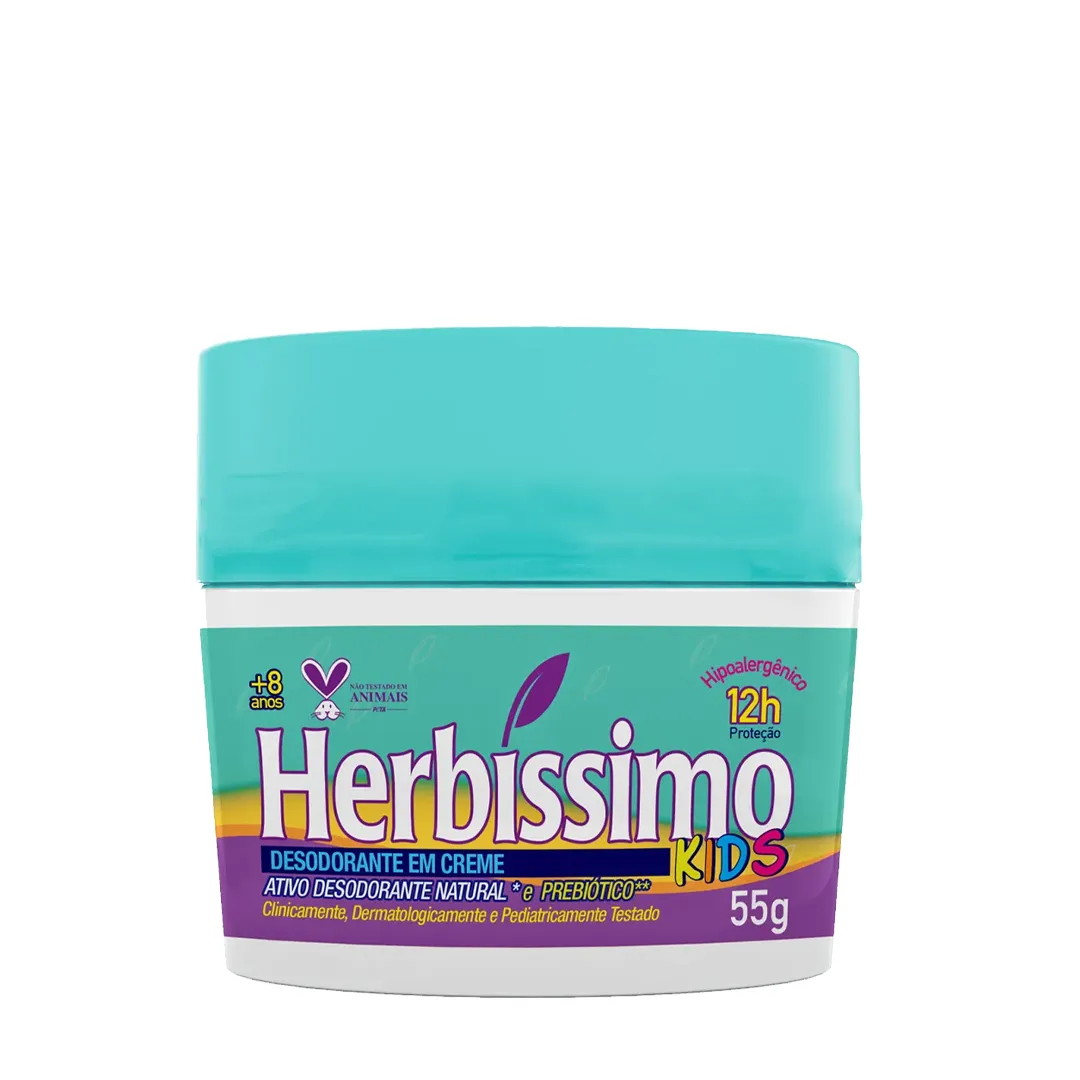 DESODORANTE CREME HERBISSIMO KIDS POTE 55G