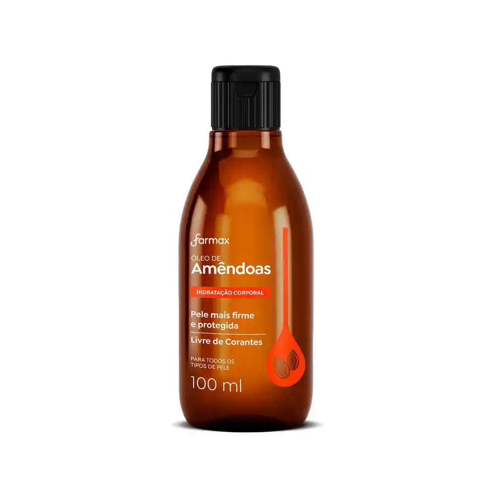 OLEO CABELO/CORPO AMENDOAS FARMAX 100ML