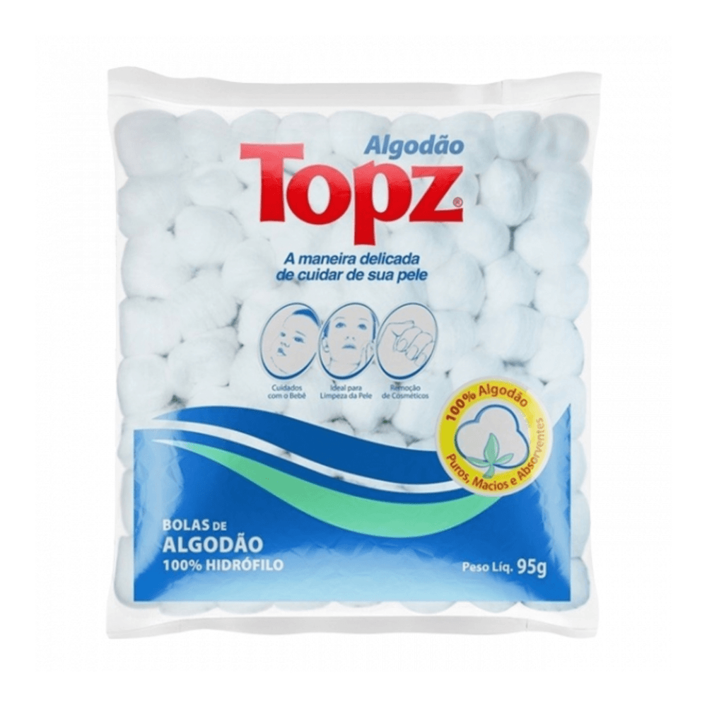 ALGODAO BOLA TOPZ PACOTE 95G
