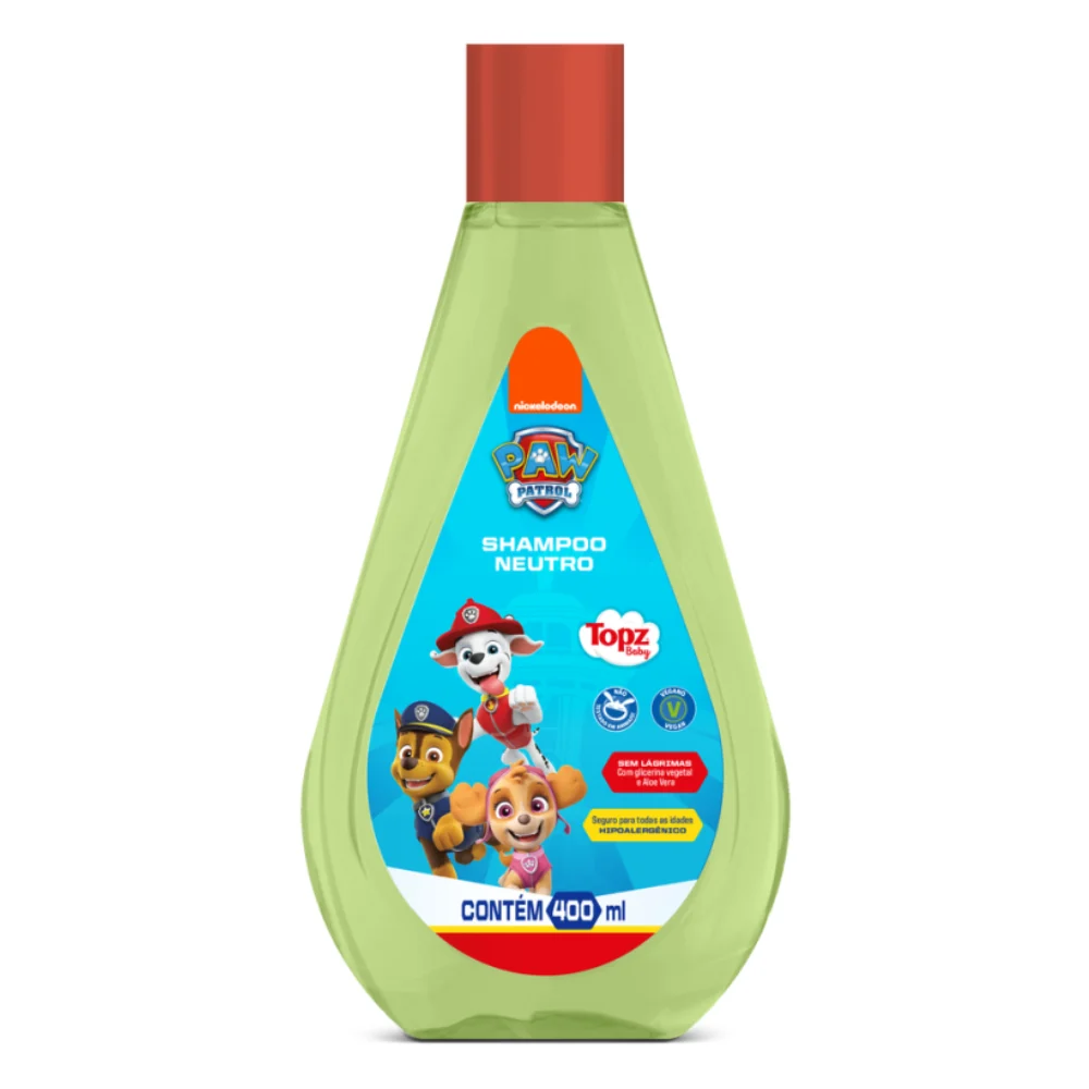 SHAMPOO INFANTIL TOPZ PATRULHA CANINA NEUTRO 200ML