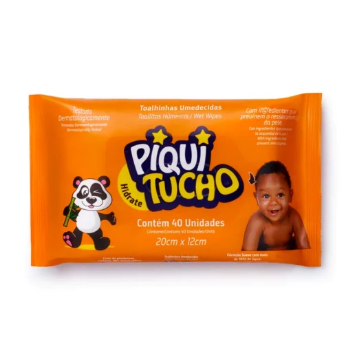 TOALHA UMEDECIDA PIQUITUCHO COM 40U