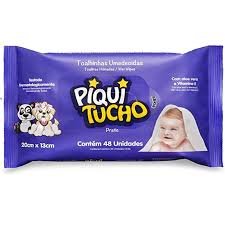 TOALHA UMEDECIDA PIQUITUCHO COM 48U