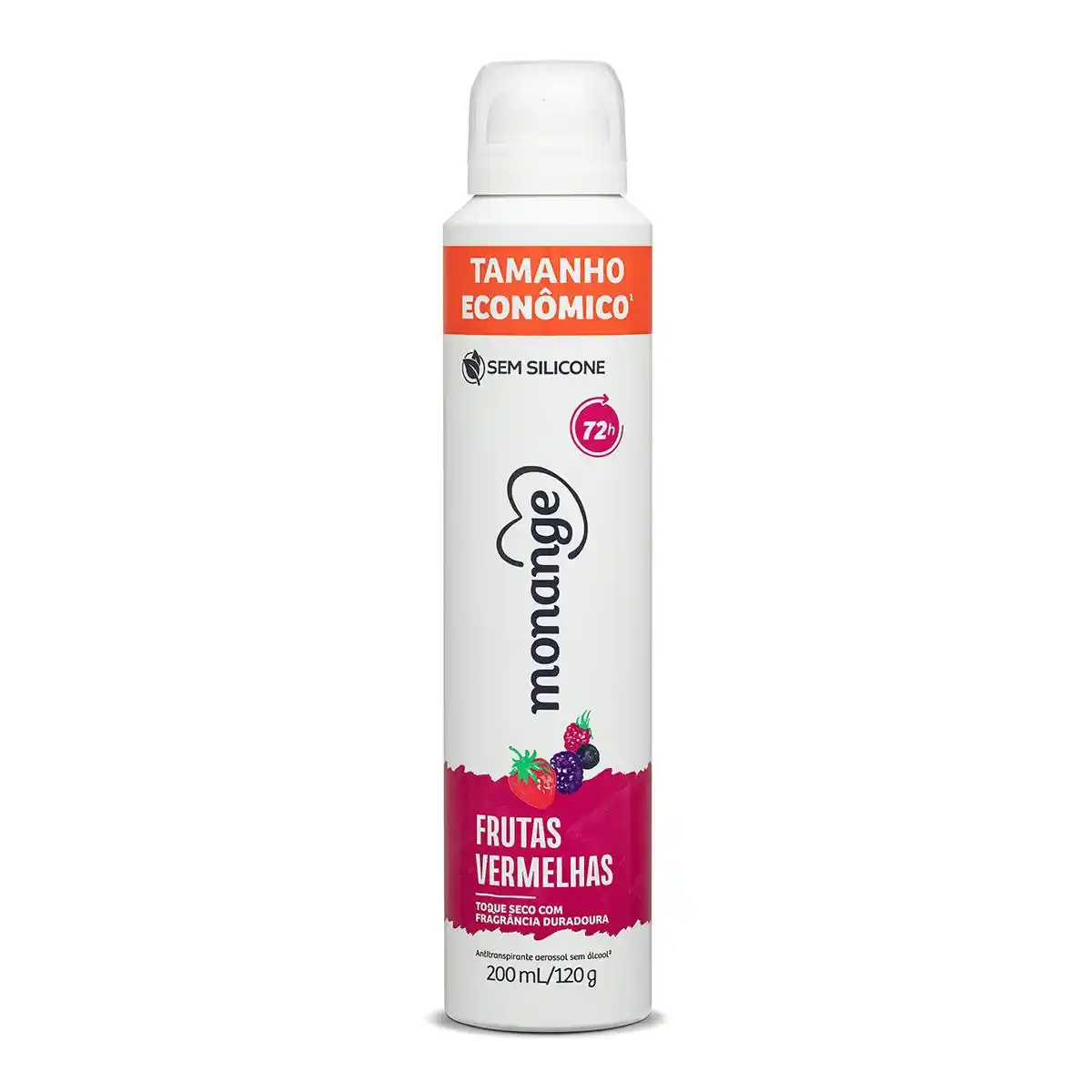 DESODORANTE AEROSOL MONANGE FRUTAS VERMELHAS 200ML