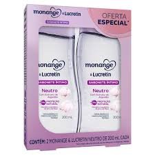 KIT SABONETE INTIMO MONANGE LUCRETIN NEUTRO 2X200ML