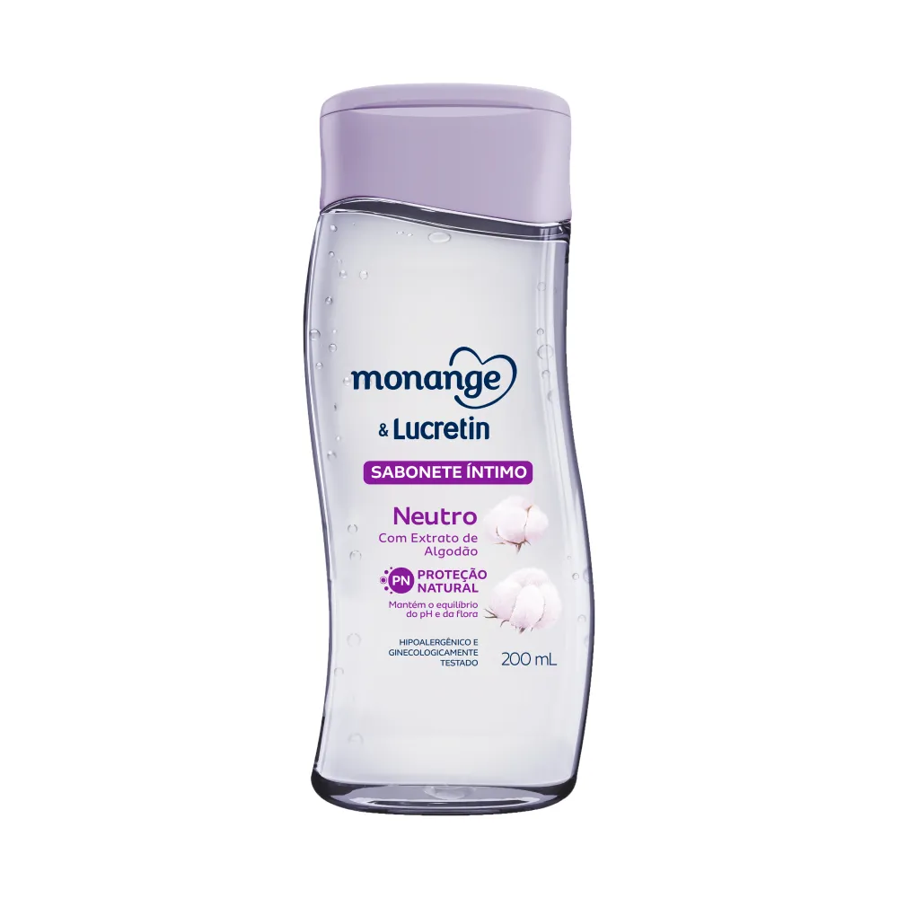 SABONETE INTIMO MONANGE LUCRETIN NEUTRO 200ML