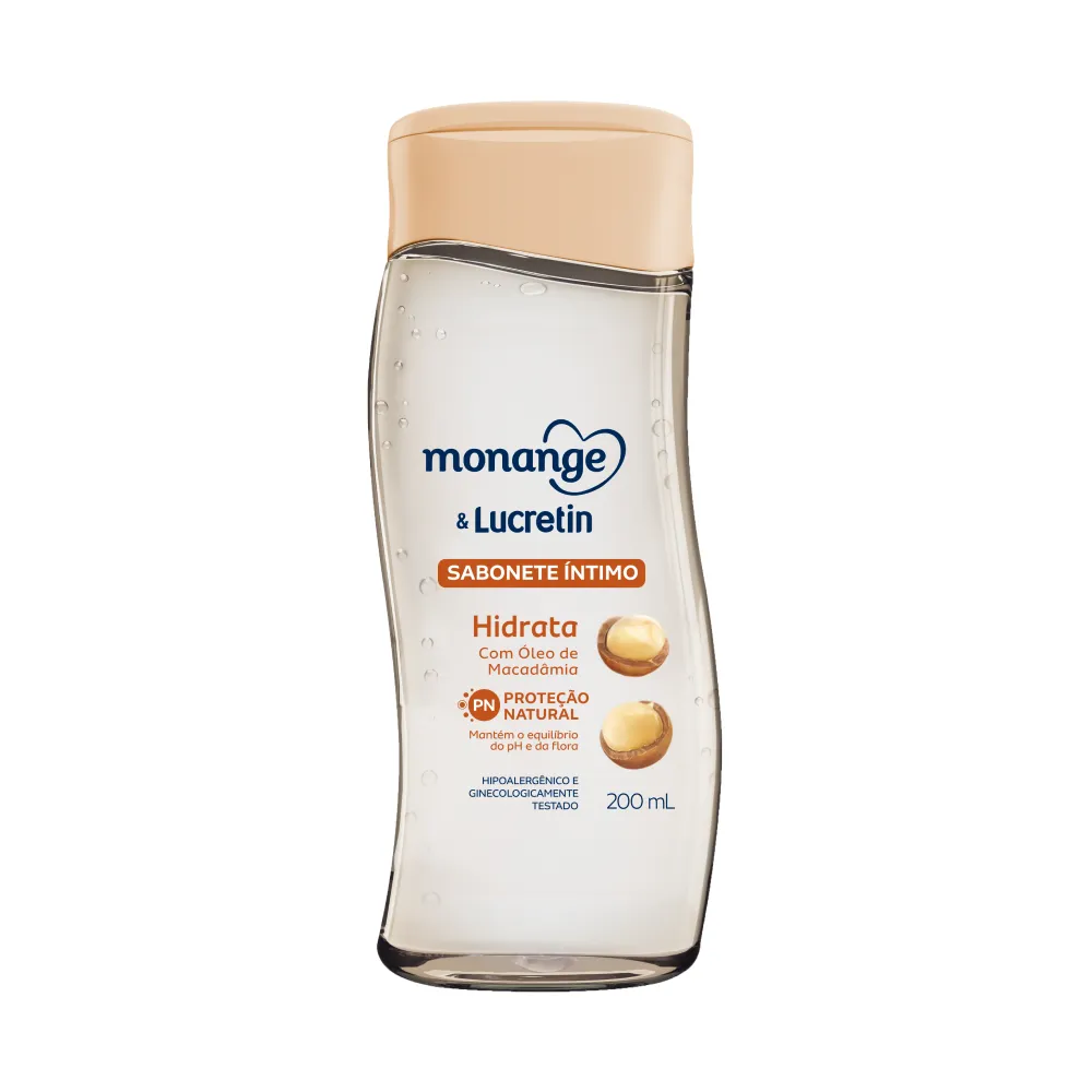 SABONETE INTIMO MONANGE LUCRETIN HIDRATA 200ML
