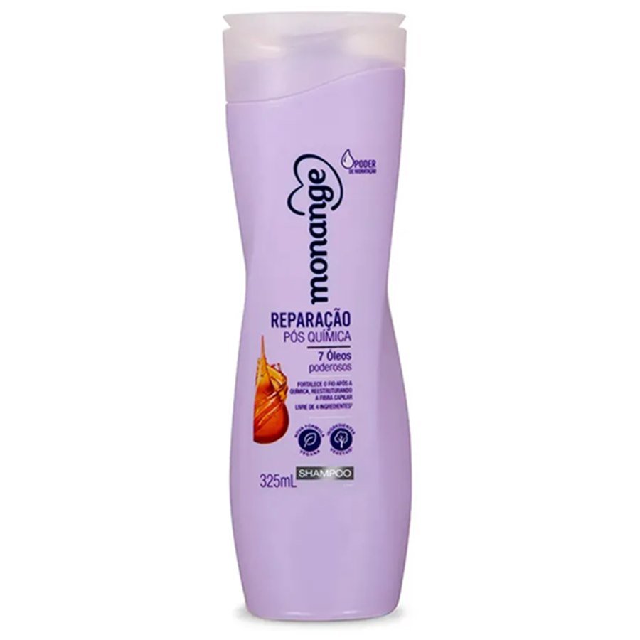 SHAMPOO MONANGE REPARAÇAO POS QUIMICA 325ML