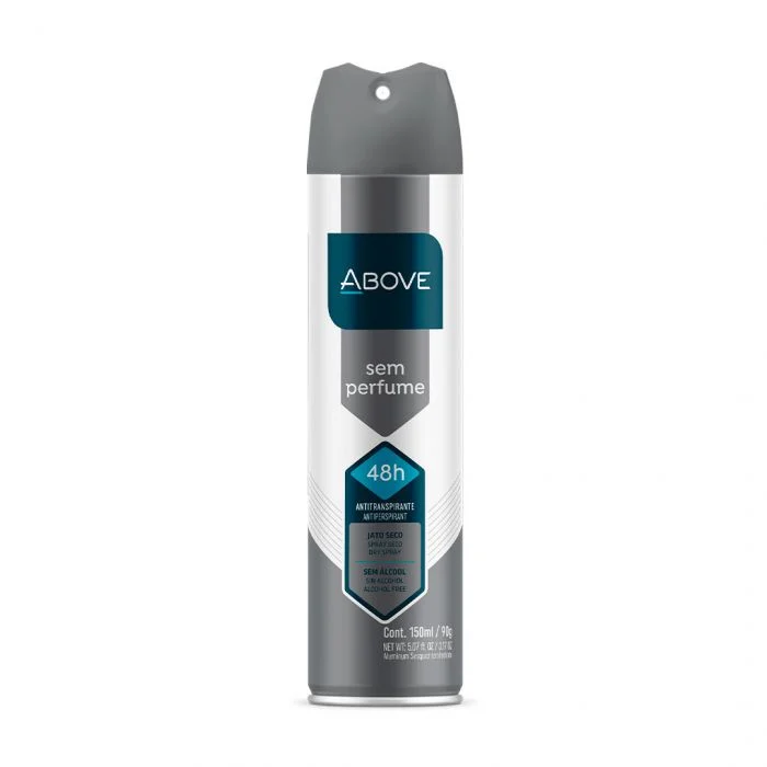 DESODORANTE AEROSOL ABOVE SEM PERFUME FEMININO 150ML