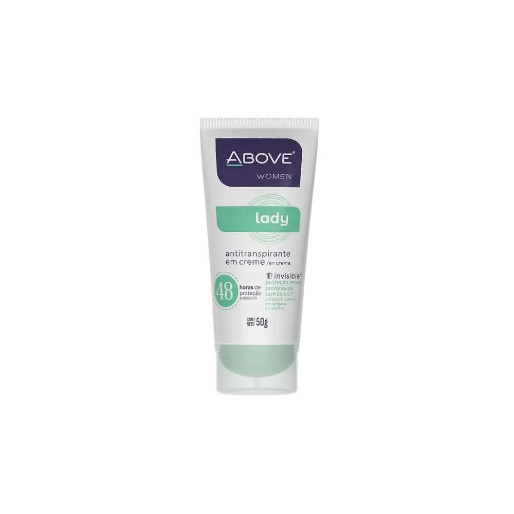 DESODORANTE CREME ABOVE LADY FEMININO 50G