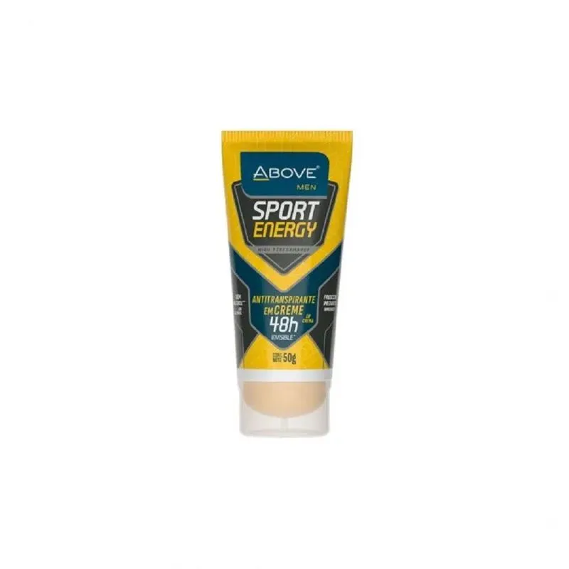 DESODORANTE CREME ABOVE SPORT ENERGY MASCULINO 50G