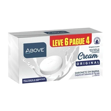 SABONETE ABOVE BARRA LV6PG4 CREAM ORIGINAL 75G