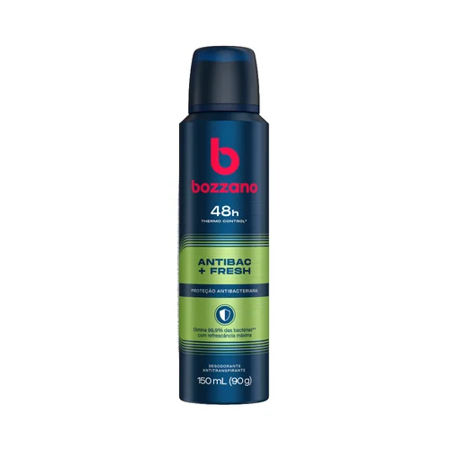 DESODORANTE AEROSOL BOZZANO ANTIBAC + FRESH 150ML