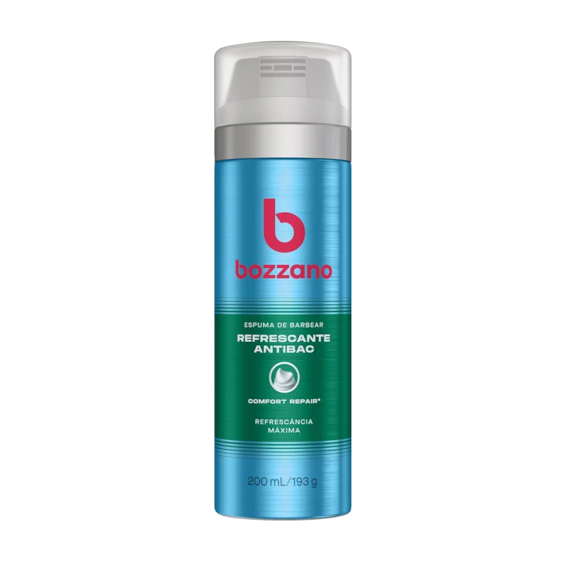 ESPUMA BARBEAR BOZZANO REFRESCANTE ANTIBAC 200ML
