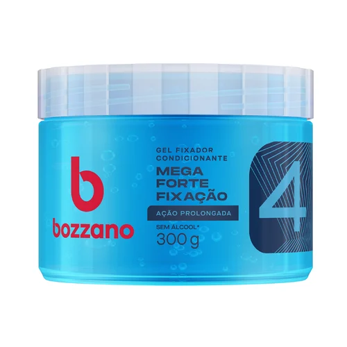 GEL FIXADOR BOZZANO AZUL NUMERO 4 300G