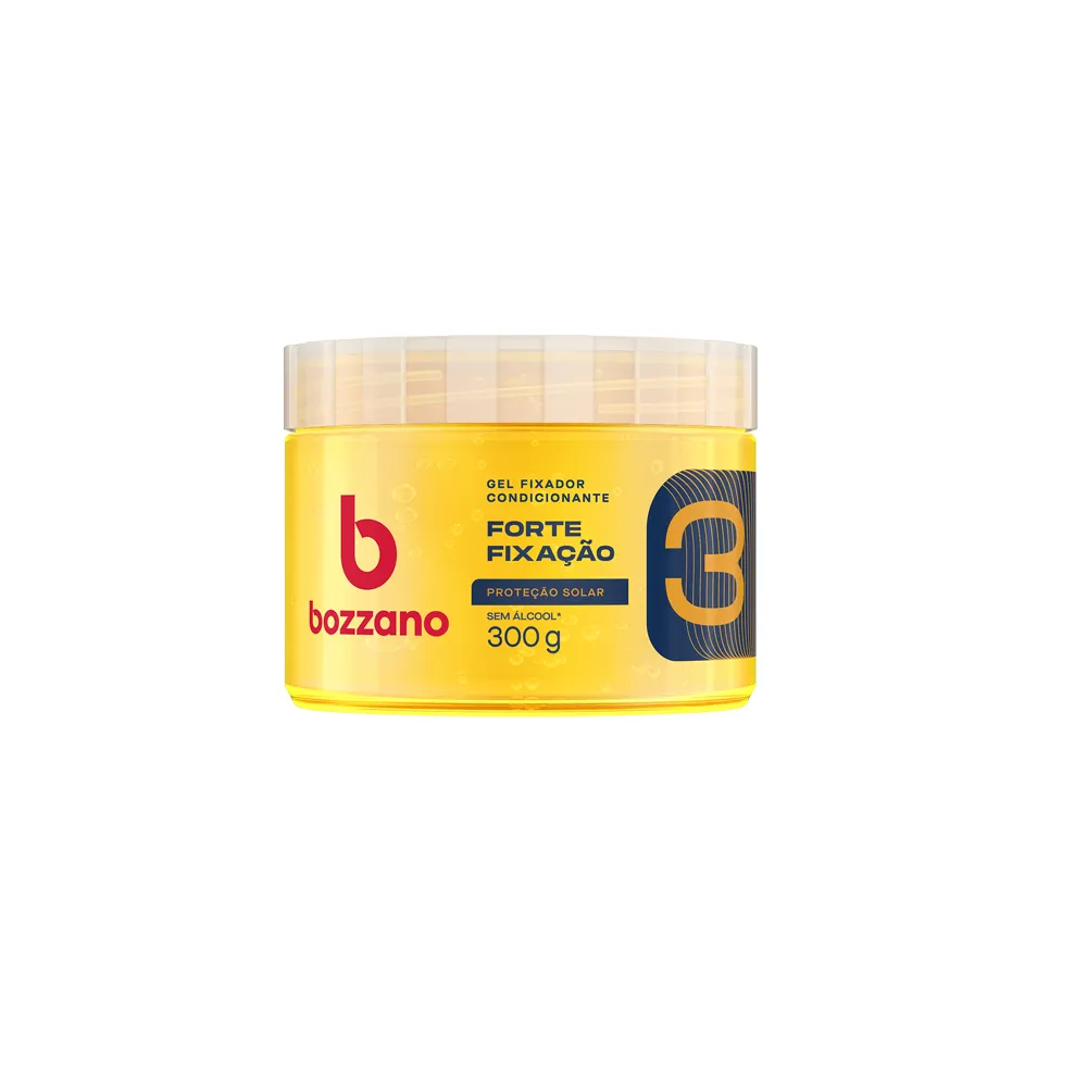 GEL FIXADOR BOZZANO AMARELO NUMERO 3 300G