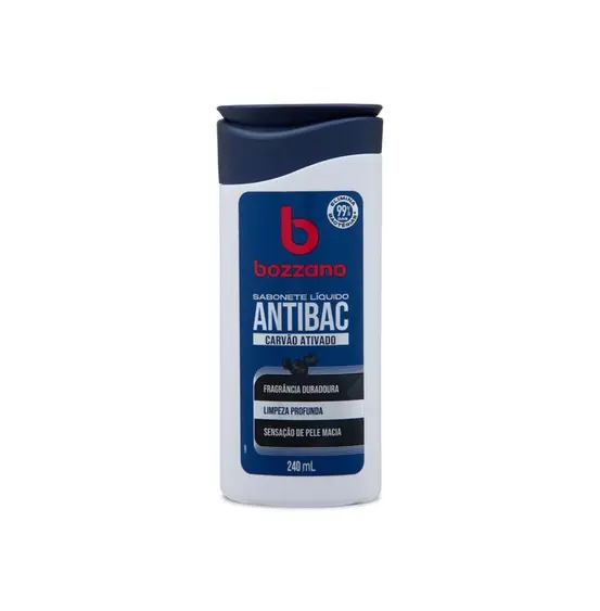 SABONETE LIQUIDO BOZZANO CARVAO ATIVADO 240ML