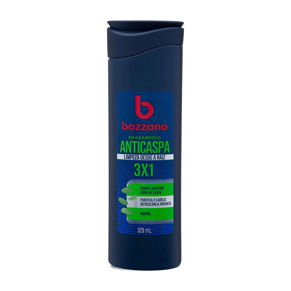 SHAMPOO BOZZANO ANTICASPA 3X1 325ML
