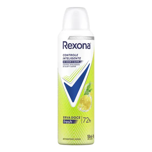 DESODORANTE AEROSOL REXONA ERVA DOCE FEMININO 150ML NOVO