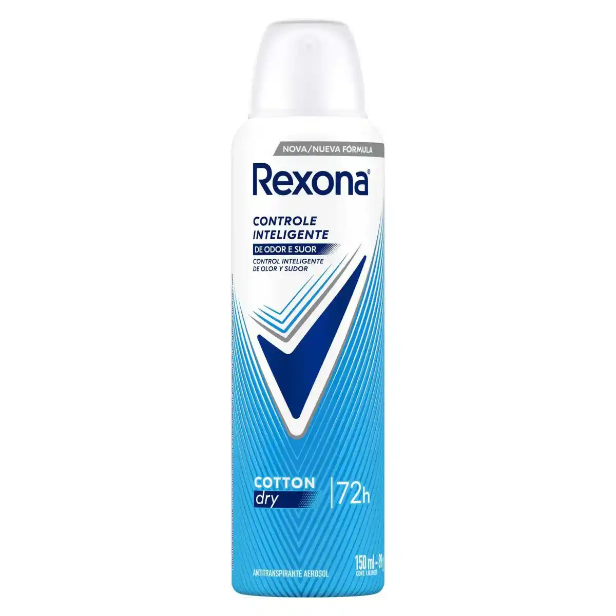 DESODORANTE AEROSOL REXONA COTTON DRY FEMININO 150ML