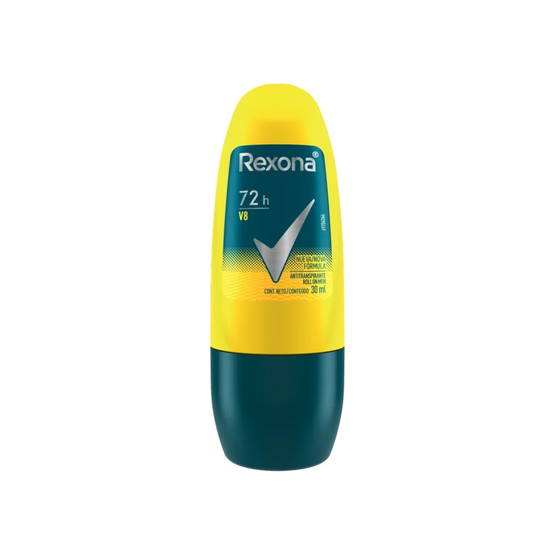 DESODORANTE ROLLON REXONA V8 MASCULINO 30ML