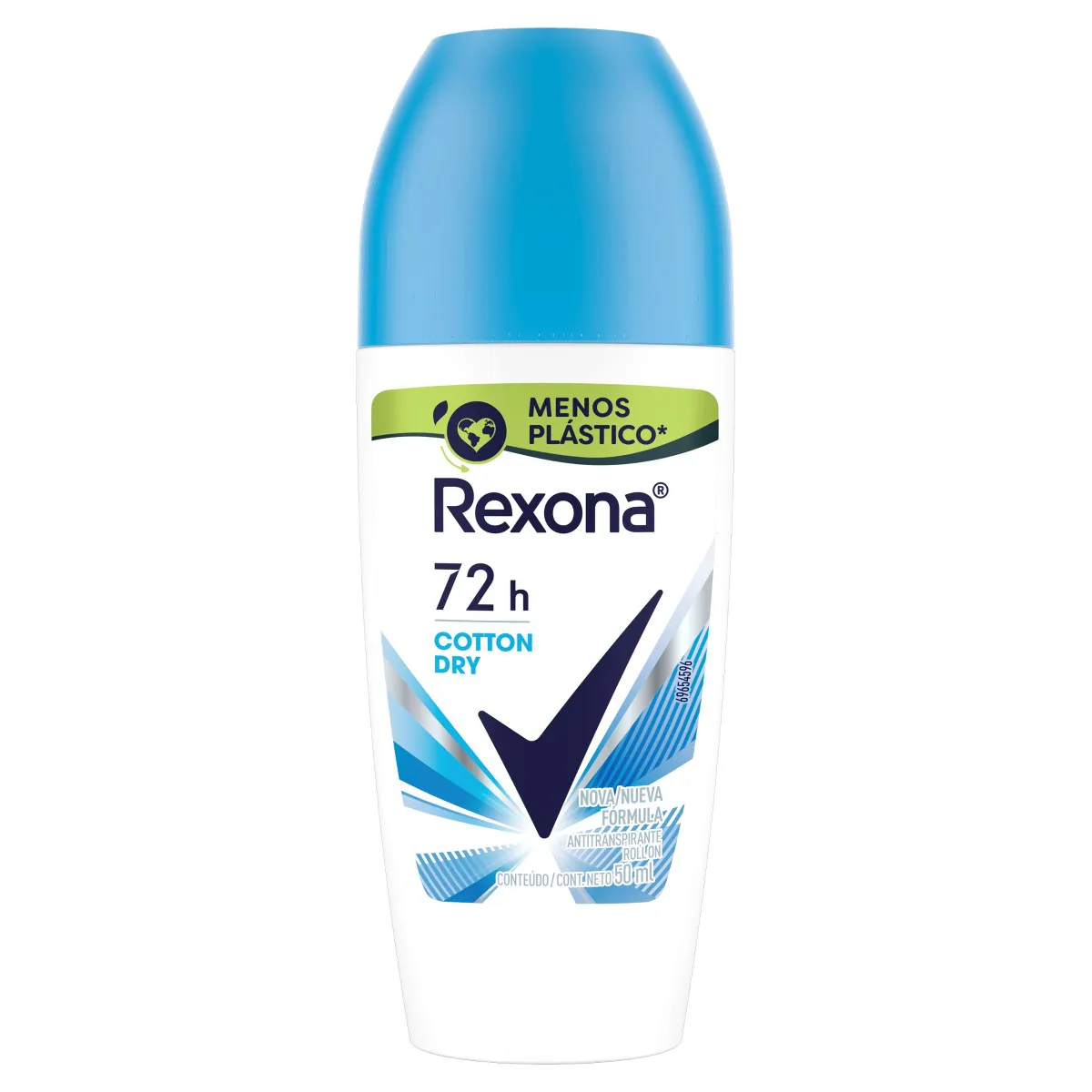 DESODORANTE ROLLON REXONA COTTON DRY FEMININO 50ML