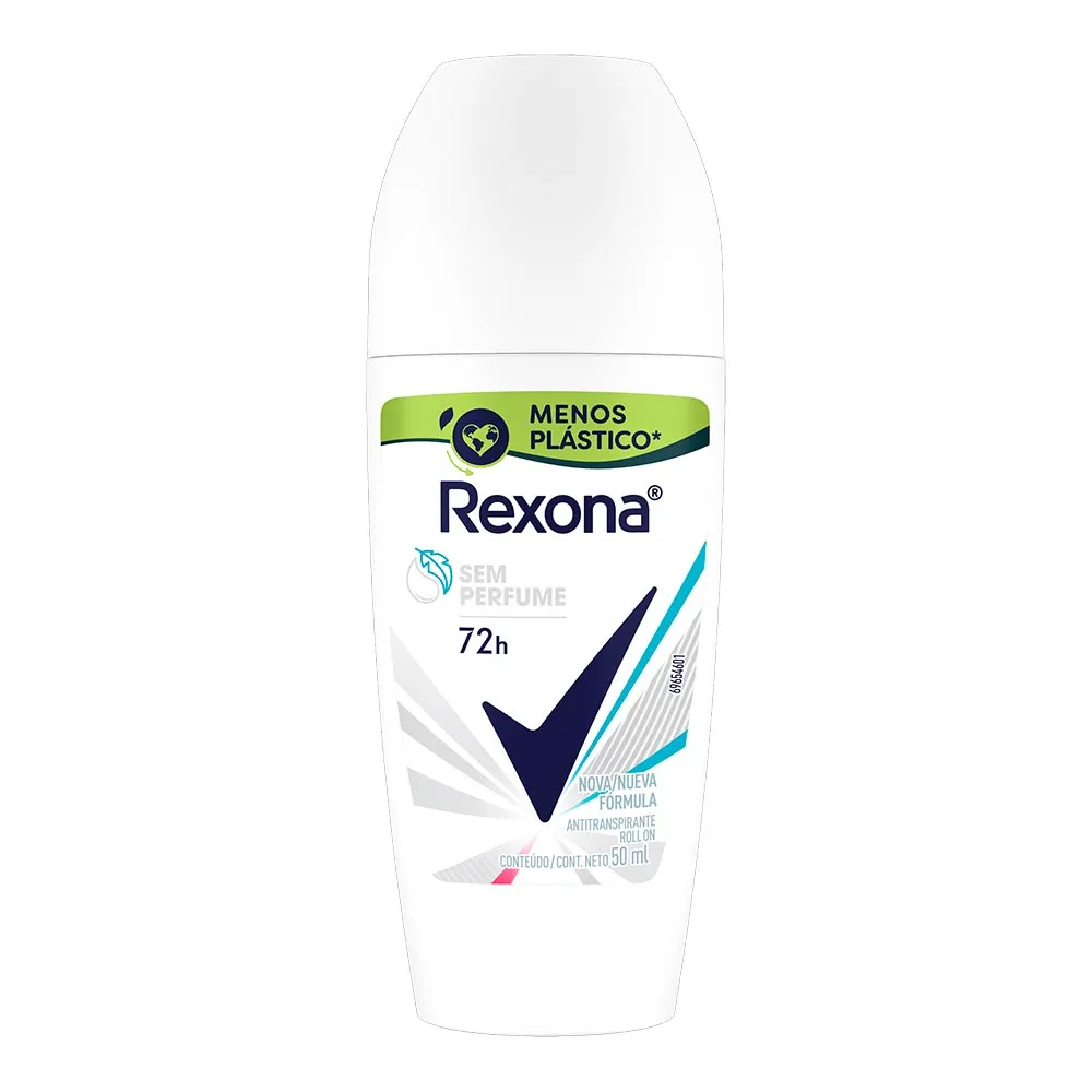 DESODORANTE ROLLON REXONA SEM PERFUME FEMININO 50ML