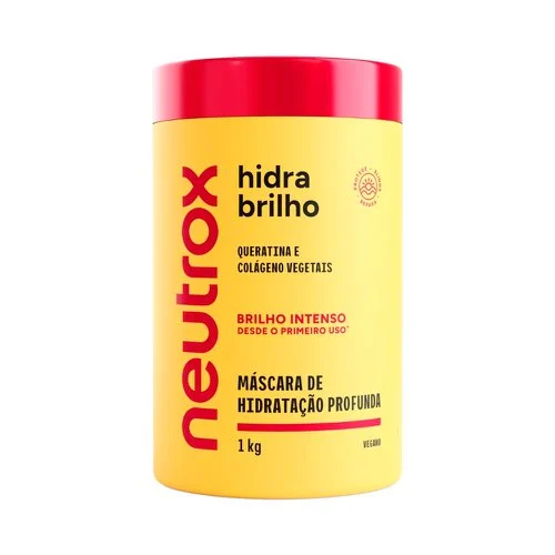CREME TRATAMENTO CABELO NEUTROX HIDRA BRILHO 1KG POTE