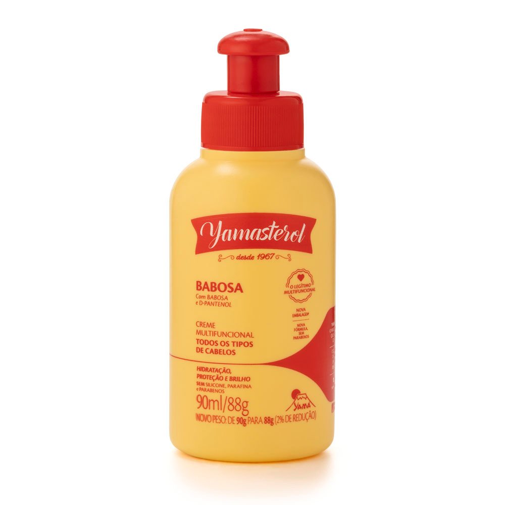 CREME CABELO YAMASTEROL AMARELA BABOSA 90G
