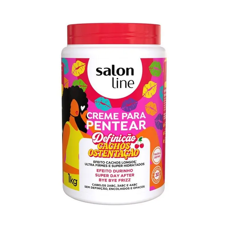 CREME PENTEAR SALONLINE DEFINICAO CACHOS OSTENTACAO 1KG