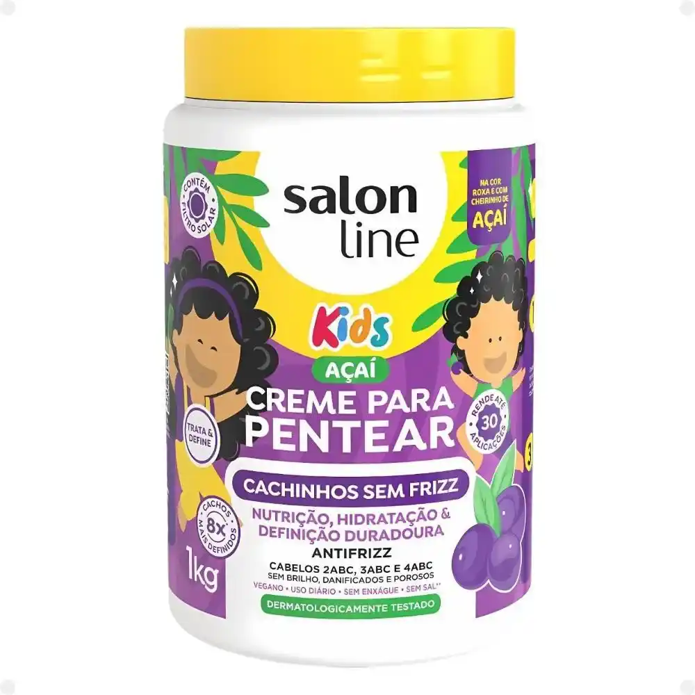 CREME PENTEAR SALONLINE KIDS ACAI 1KG