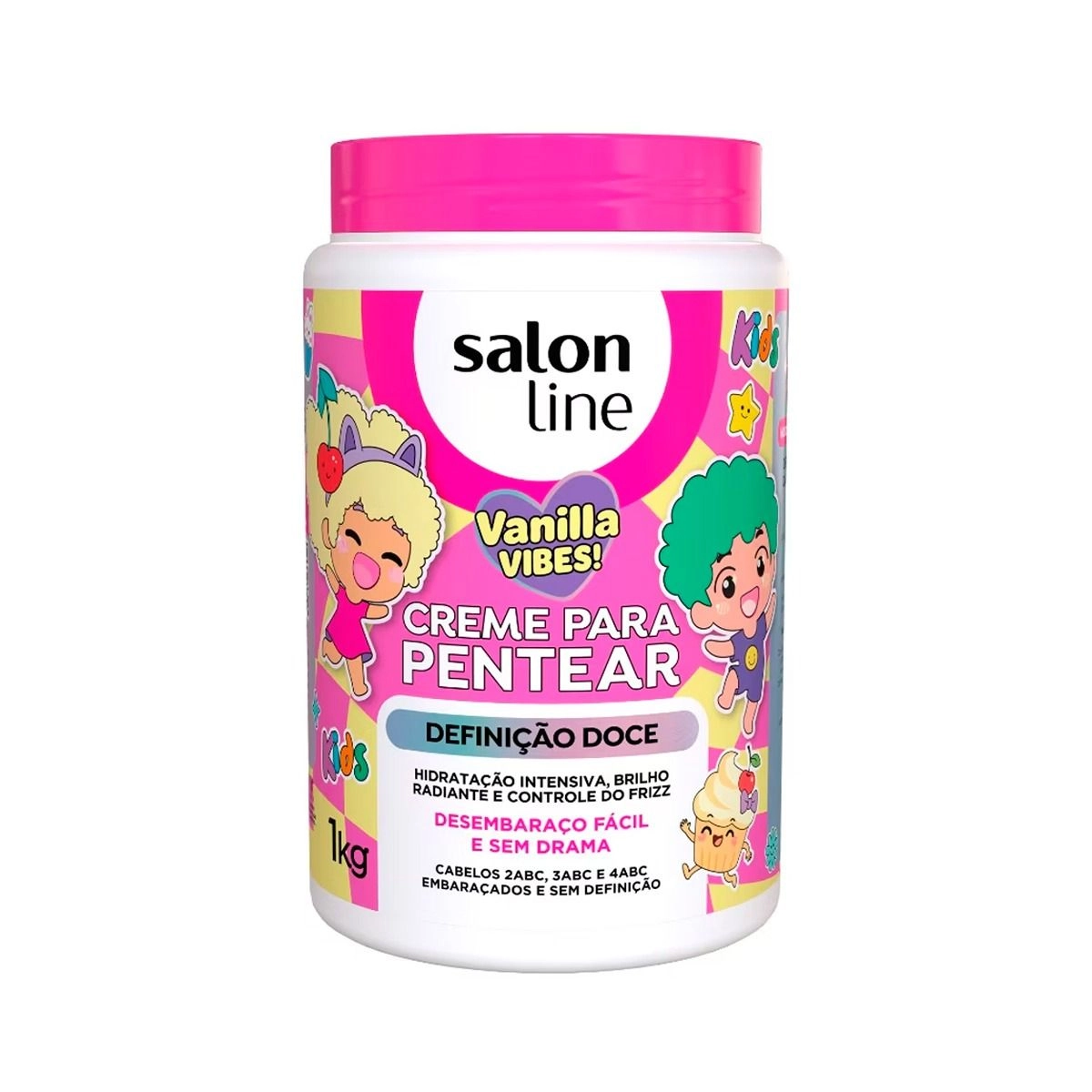 CREME PENTEAR SALONLINE VANILLA DOCE DEFINICAO DOCE 1KG