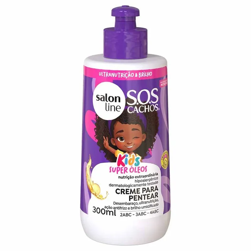 CREME PENTEAR SALONLINE SOS KIDS SUPER OLEOS 1KG