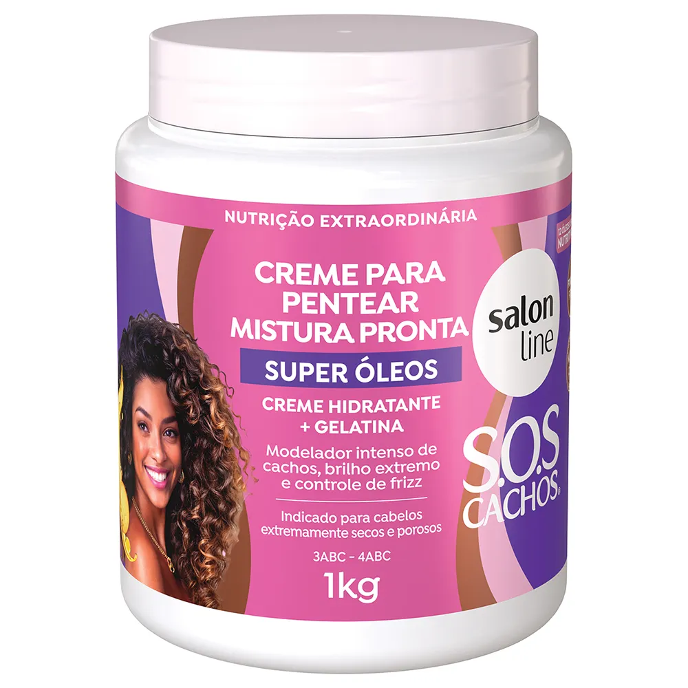 CREME TRATAMENTO CABELO SALONLINE SUPER OLEOS 1KG