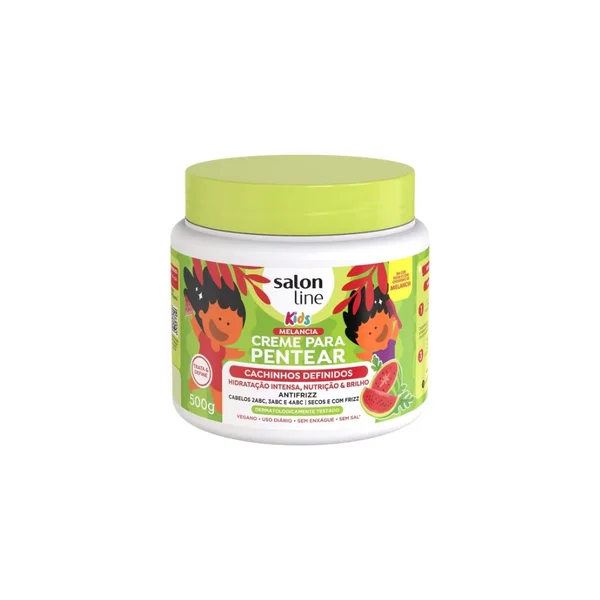 CREME PENTEAR SALONLINE KIDS CACHINHOS DEFINIDOS MELANCIA 500G
