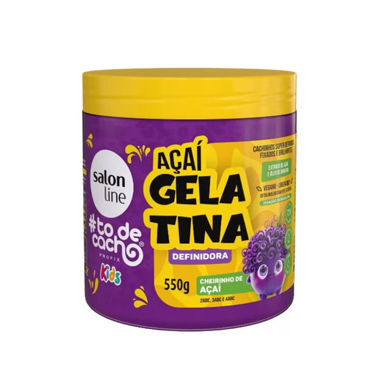 GELATINA CABELO SALONLINE KIDS ACAI 550G