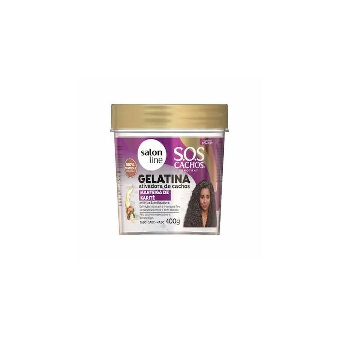 GELATINA CABELO SALONLINE MANTEIGA KARITE 400G