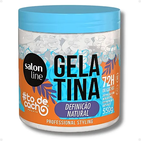 GELATINA CABELO SALON LINE DEFINICAO NATURAL 550G