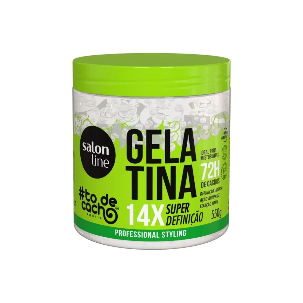 GELATINA CABELO SALON LINE NAO SAI DA CABECA 550G