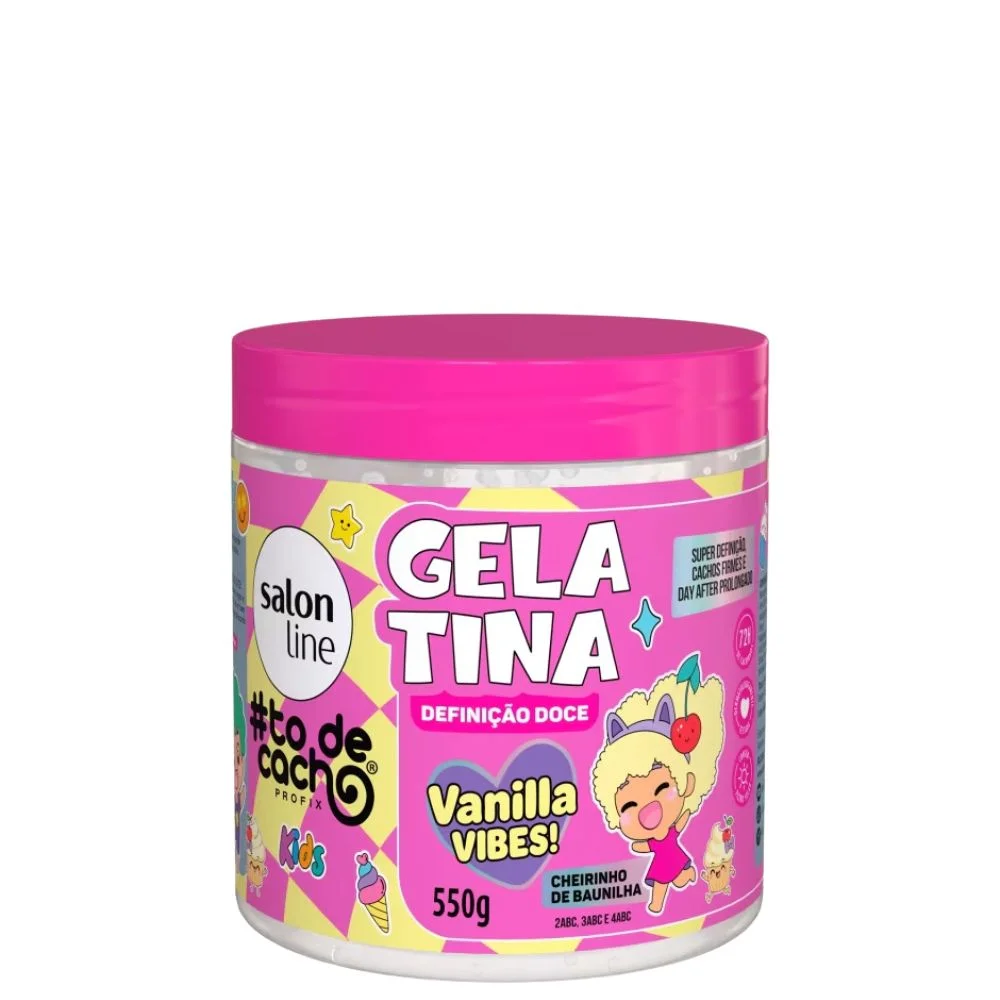 GELATINA CABELO SALON LINE VANILLA VIBES 550G