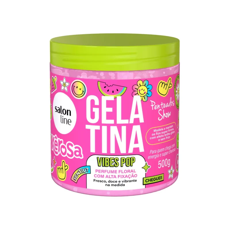 GELATINA CABELO SALON LINE VIBES POP 550G